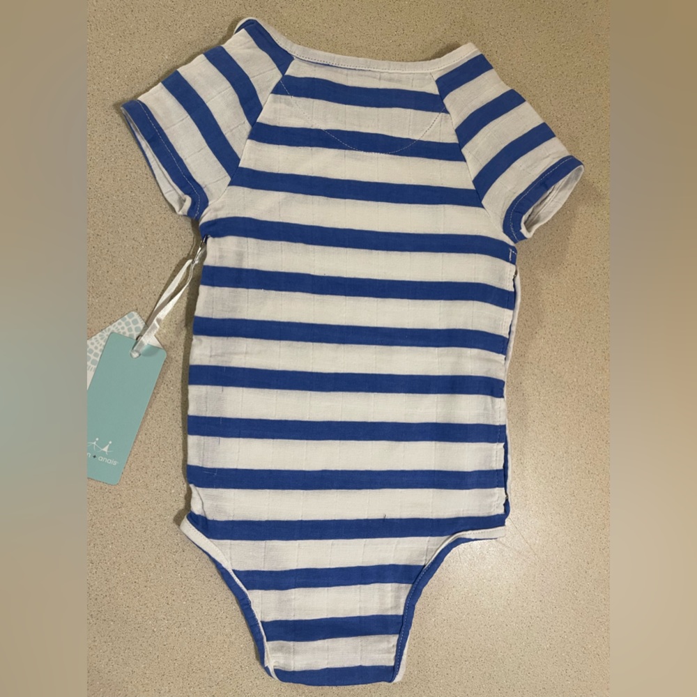 NEW! • Aden and Anais • Muslim Short Sleeve Bodysuit | 6-9 months - Picture 6 of 7